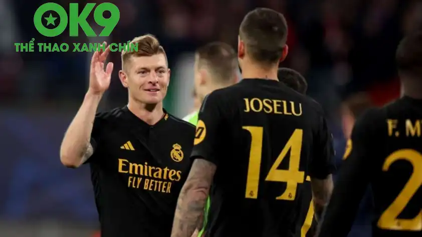 Sự ra đi của Kroos và phần nào đó là Joselu khiến Real khó đá hơn so với mùa trước. (Nguồn: Twitter)