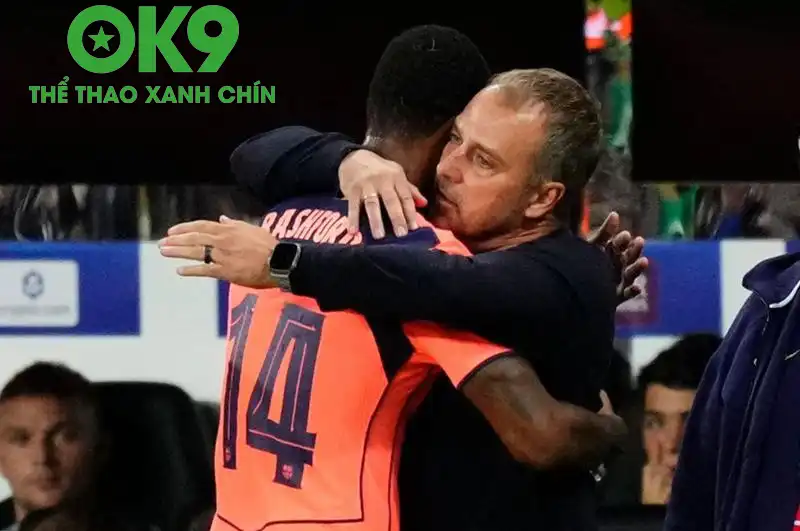 Flick rất thích Rashford nhưng luôn đề cao tính kỷ luật - Ảnh: @FabrizioRomano Flick rất thích Rashford nhưng luôn đề cao tính kỷ luật - Ảnh: @FabrizioRomano